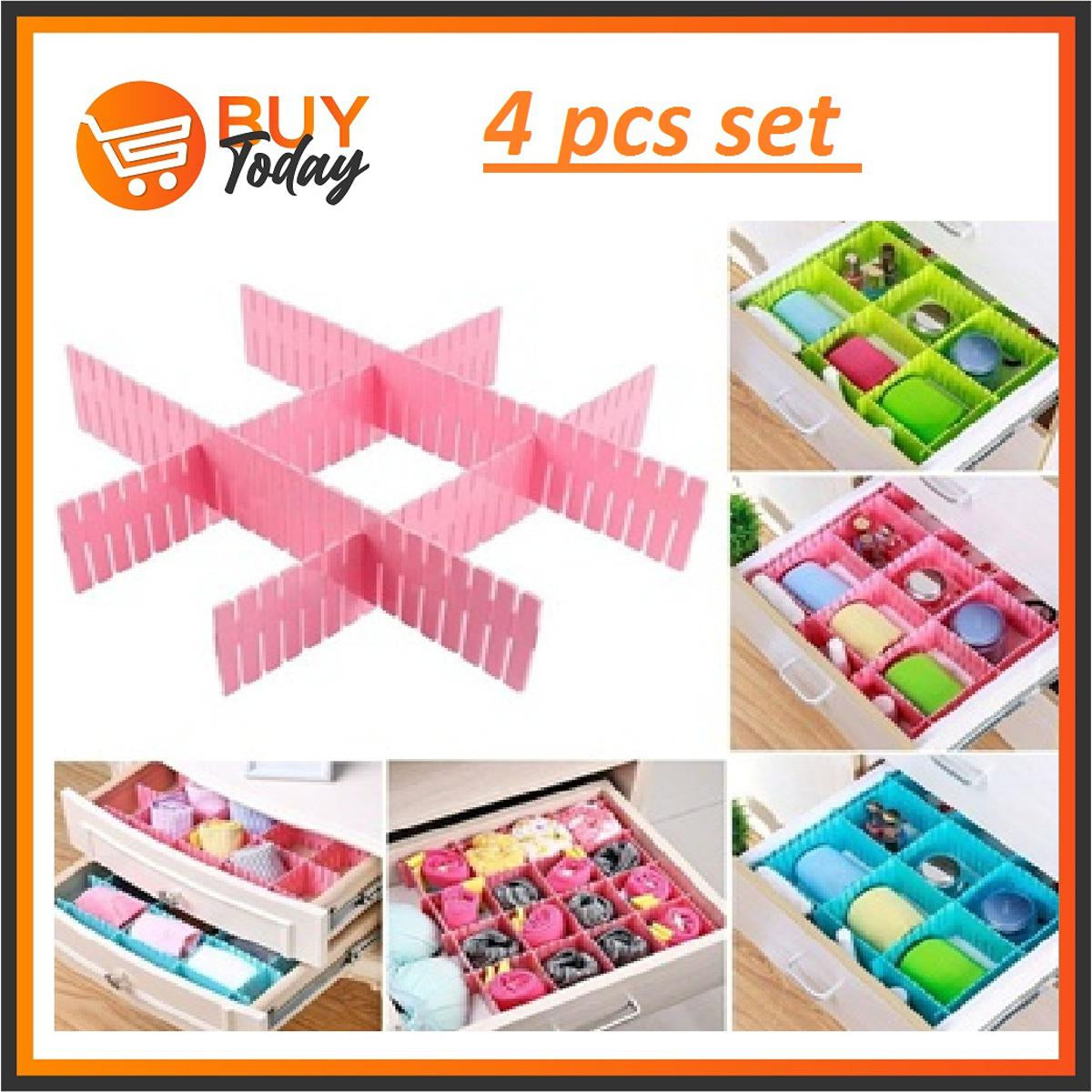 Drawer Organizing | Board Storage Box | 4pcs | 14.5 Inch Full Size