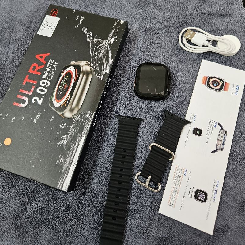 T10 Ultra 2 Smart Watch | 2.19 Infinite Display | Real Screws | Straps Lock | 49MM Dial Size