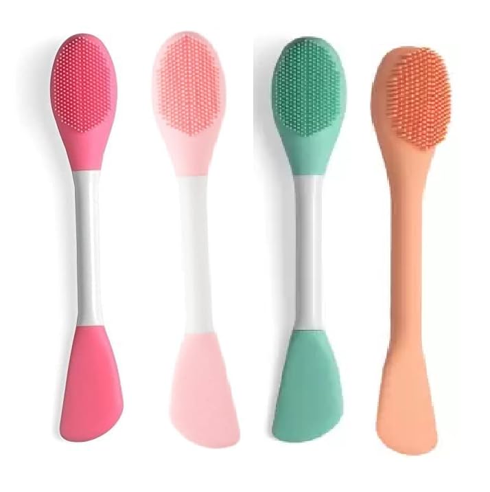 Double-Ended Silicone Face Mask & Cleansing Brush