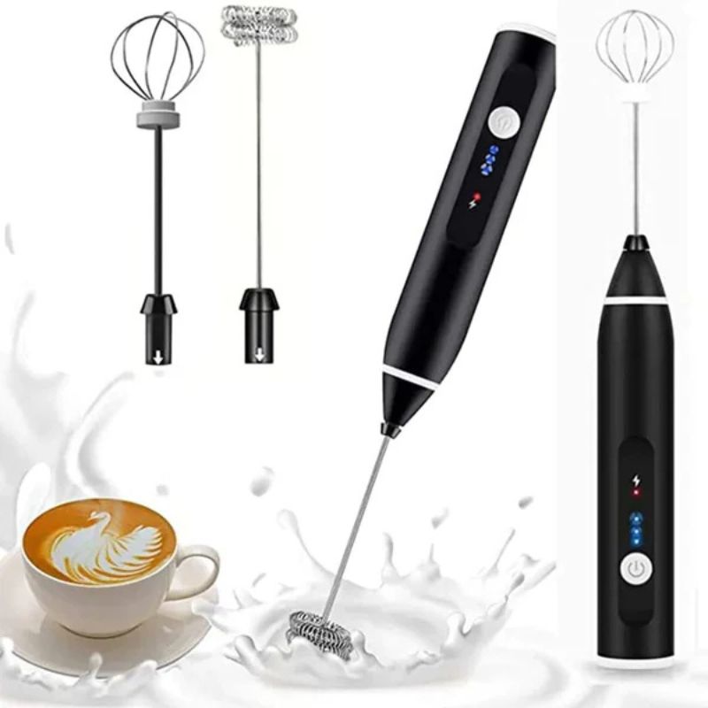 Rechargeable Electric Coffee Frother & Egg Beater