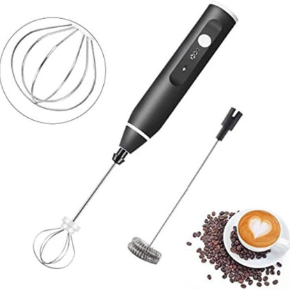 Rechargeable Electric Coffee Frother & Egg Beater