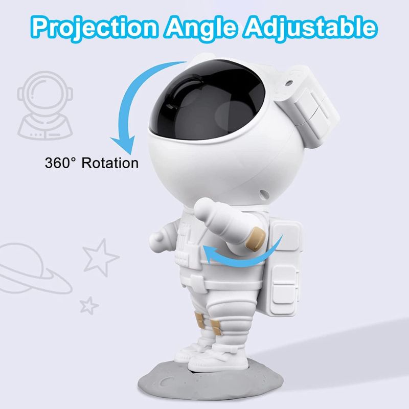 Astronaut Star Projector Night Light | Bring the Galaxy to Your Room