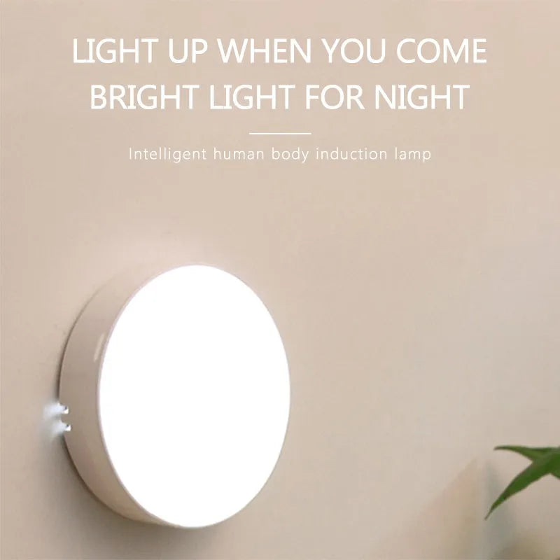 Intelligent Motion Sensor LED Light - USB Rechargeable & Adjustable