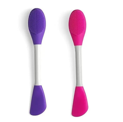 Double-Ended Silicone Face Mask & Cleansing Brush