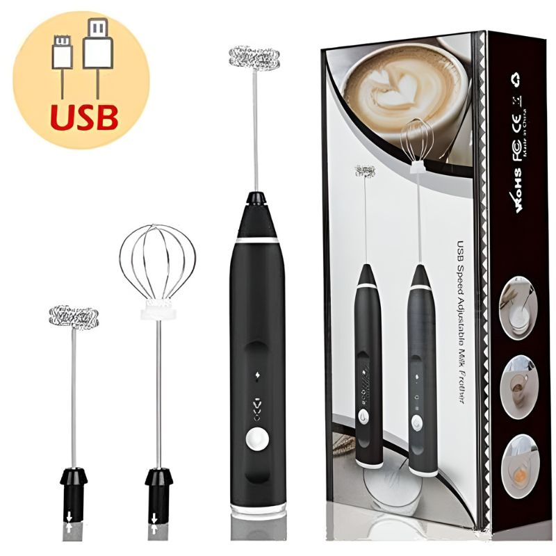 Rechargeable Electric Coffee Frother & Egg Beater