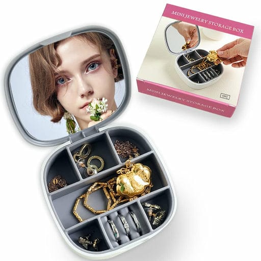 Necklace Organizer | Jewellery Box with Mirror