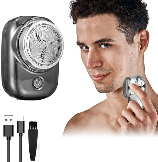 Mini Electric Razor for Men | – Portable USB Rechargeable Shaver