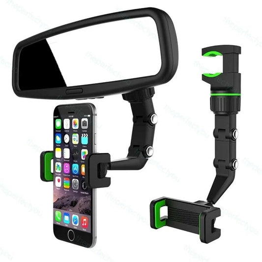 Mobile Stand High Quality | 360° Universal Car Rearview Mirror Phone Holder