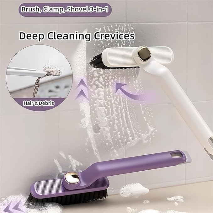 Multi-Function Rotating Crevice Cleaning Brush, 360° Deep