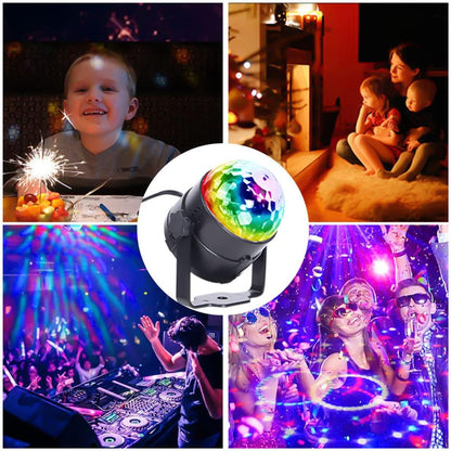 LED Disco Party Lights Crystal Magic Ball 3W RGB