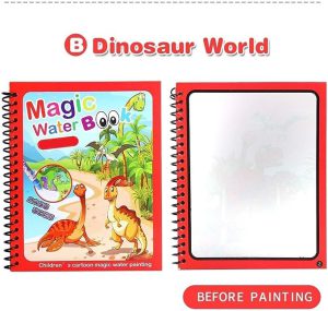 Magic Colouring Book with Water Pen | Mess-Free Fun for Kids