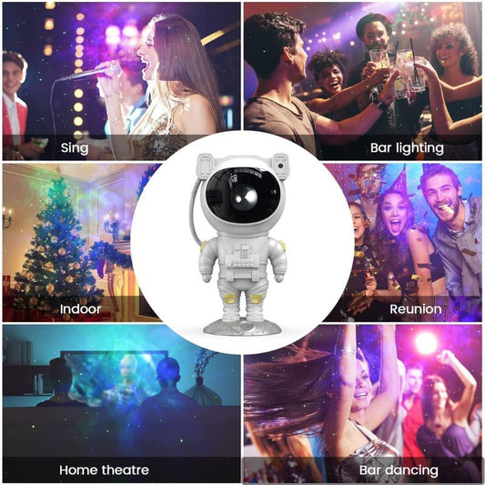 Astronaut Star Projector Night Light | Bring the Galaxy to Your Room