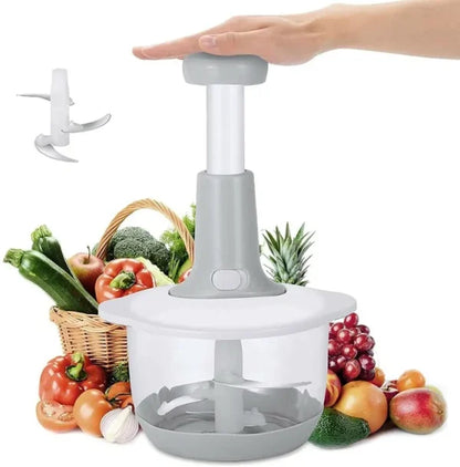 1.5 Liter | Manual Hand Push Chopper & Multifunctional Mixer