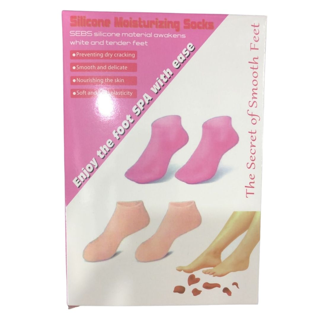 Silicone Jelly Socks | Box Packed | Ultra-Moisturizing Gel Foot Care Protector