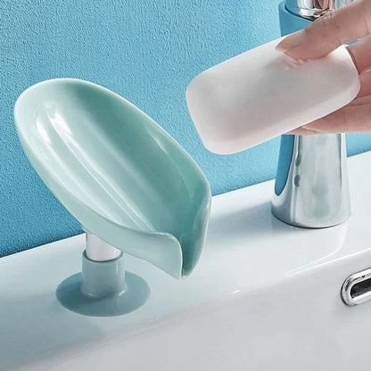 Soap Holder - Leaf-Shaped Self-Draining Dish