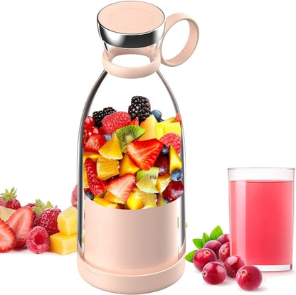 Glass Bottle Portable USB Juicer Rechargeable