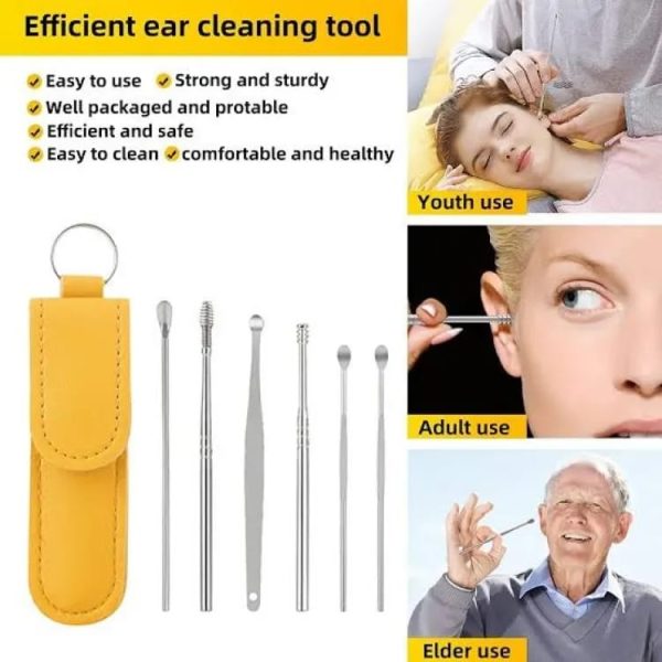 6-Piece Ear Wax Cleaning Kit - Portable & Easy to Use