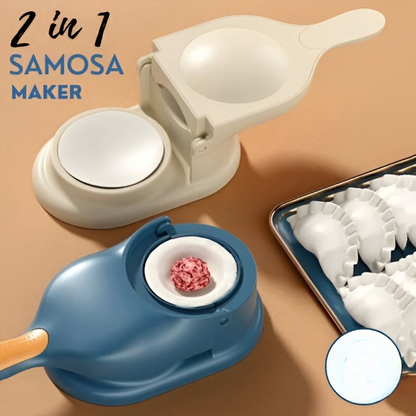 2 In 1 Dumpling Maker | Samosa Maker Without Box | Random Colors