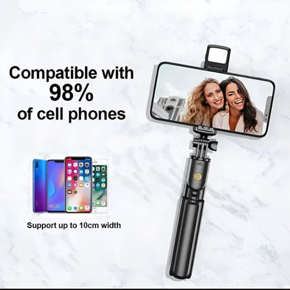 R1s Bluetooth Selfie Stick Tripod with Remote Control