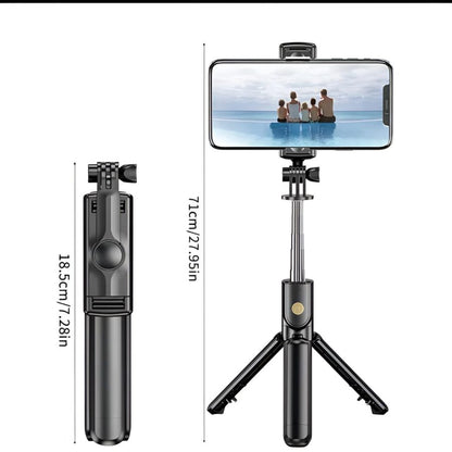 R1s Bluetooth Selfie Stick Tripod with Remote Control