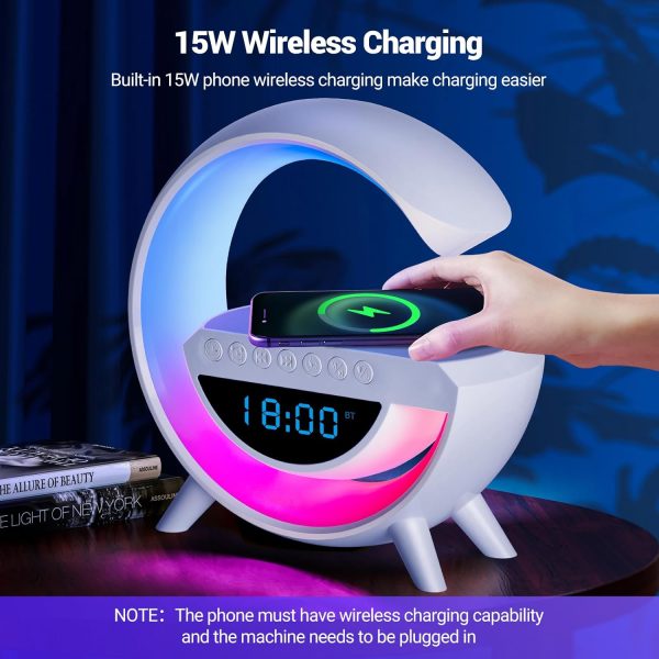 BT 3401 LED Wireless Charging Speaker & Atmosphere Lamp