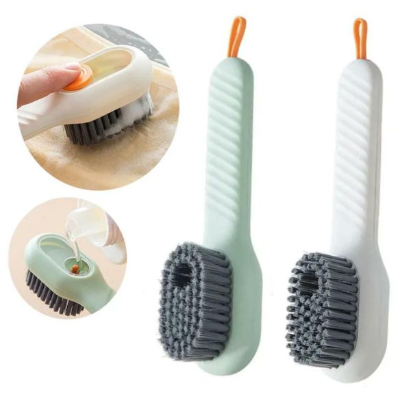 Shoe Brush with Liquid Dispensing – Multi-Purpose Cleaning Tool