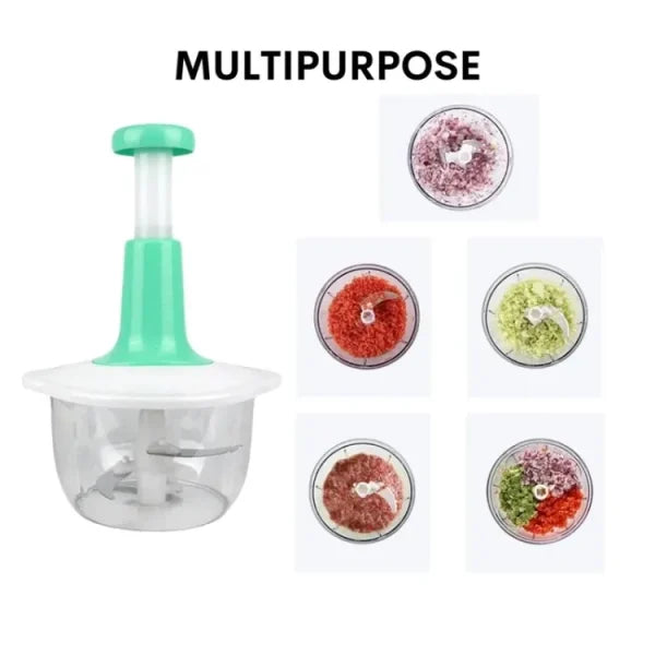 1.5 Liter | Manual Hand Push Chopper & Multifunctional Mixer