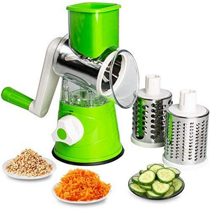 Multi-Functional Tabletop Drum Grater I Manual Vegetable Cutter Slicer & Grater | Chopper