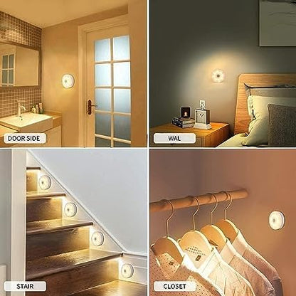 Intelligent Motion Sensor LED Light - USB Rechargeable & Adjustable