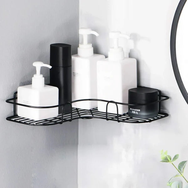 Wall Corner Rack + 2 Self Adhesive Screws