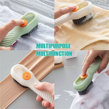 Shoe Brush with Liquid Dispensing – Multi-Purpose Cleaning Tool