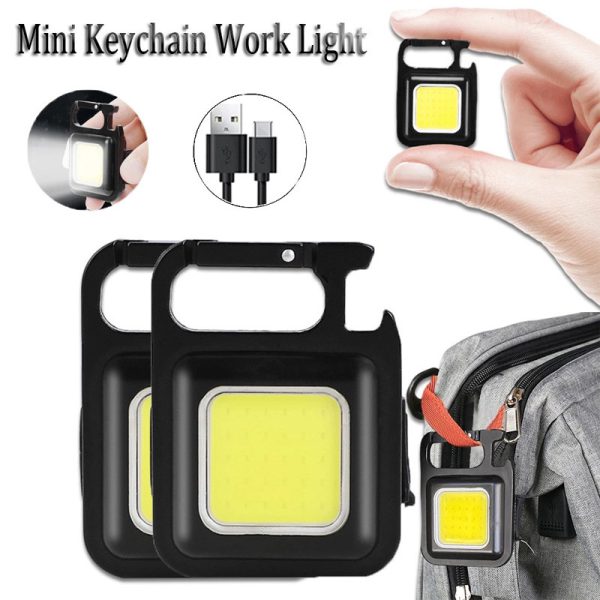 Portable Keychain Light | 500 Lumens Mini COB LED