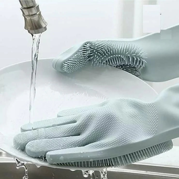 Re-useable Washing Gloves for Kitchen, Bathroom, Car, Pet and Multipurpose Cleaning