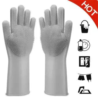 Re-useable Washing Gloves for Kitchen, Bathroom, Car, Pet and Multipurpose Cleaning