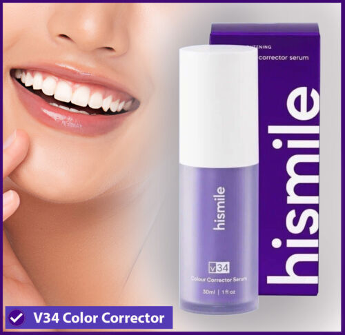 Hismile v34 Color Corrector Serum | Instant Teeth Brightening Solution | 30ml